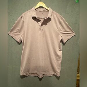 lululemon athletica Men's Blush Pink Polo Shirt